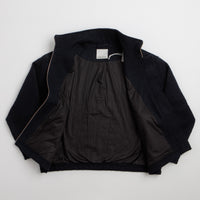YMC Aaron Zip Fleece Jacket - Navy thumbnail