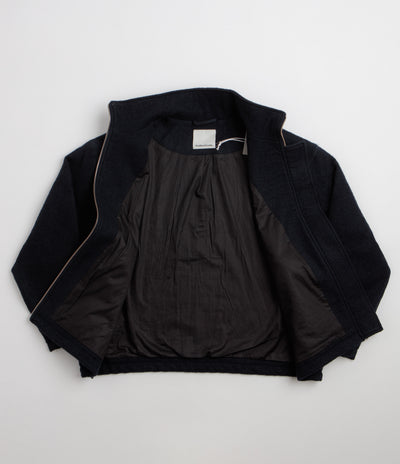 YMC Aaron Zip Fleece Jacket - Navy