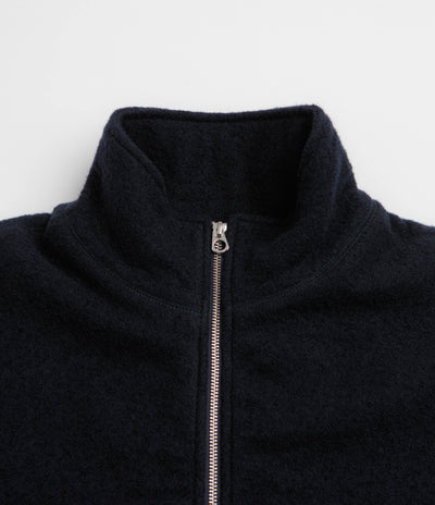YMC Aaron Zip Fleece Jacket - Navy