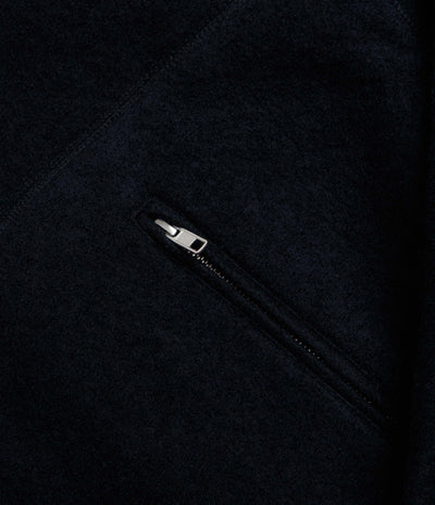 YMC Aaron Zip Fleece Jacket - Navy