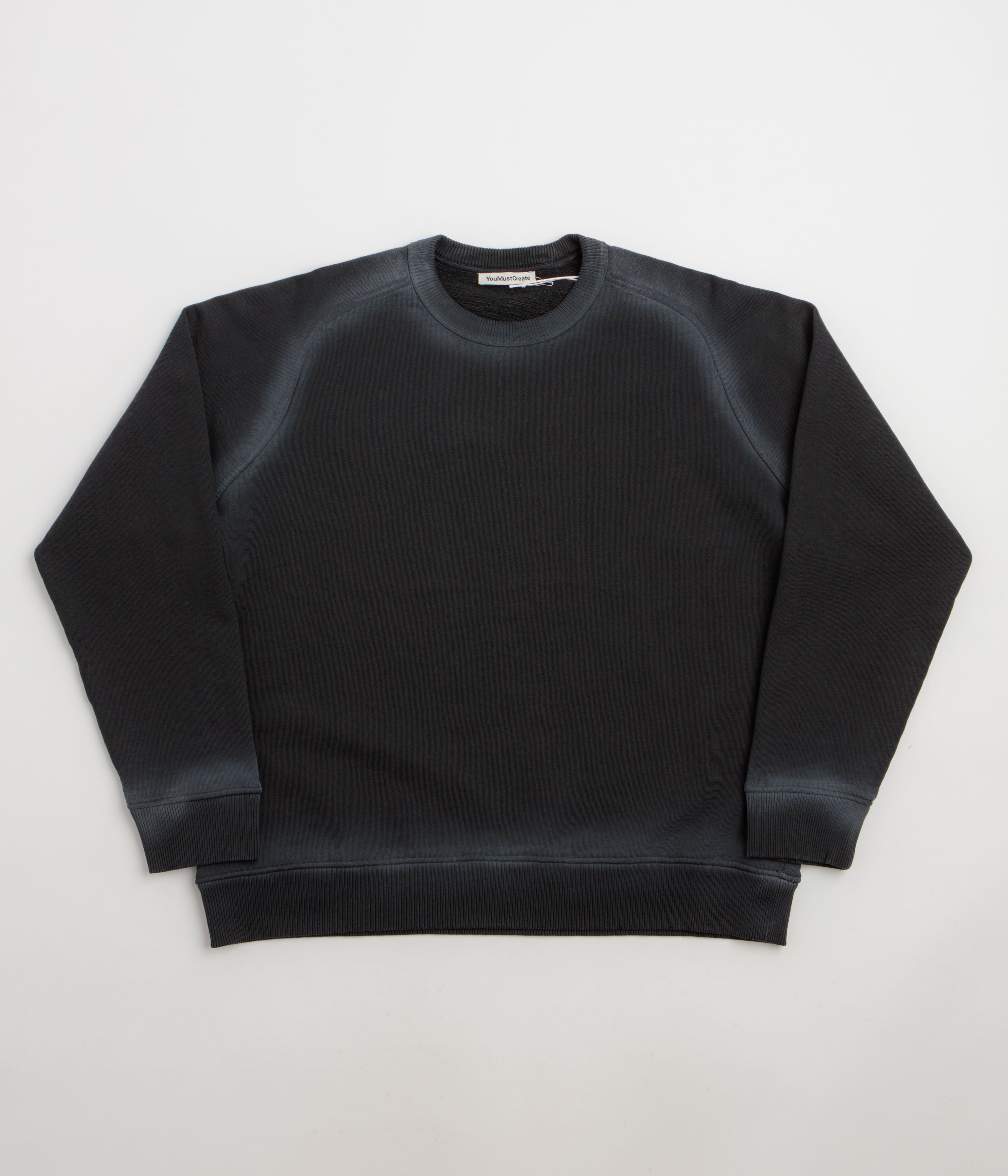 YMC Almost Grown Crewneck Sweatshirt in Black