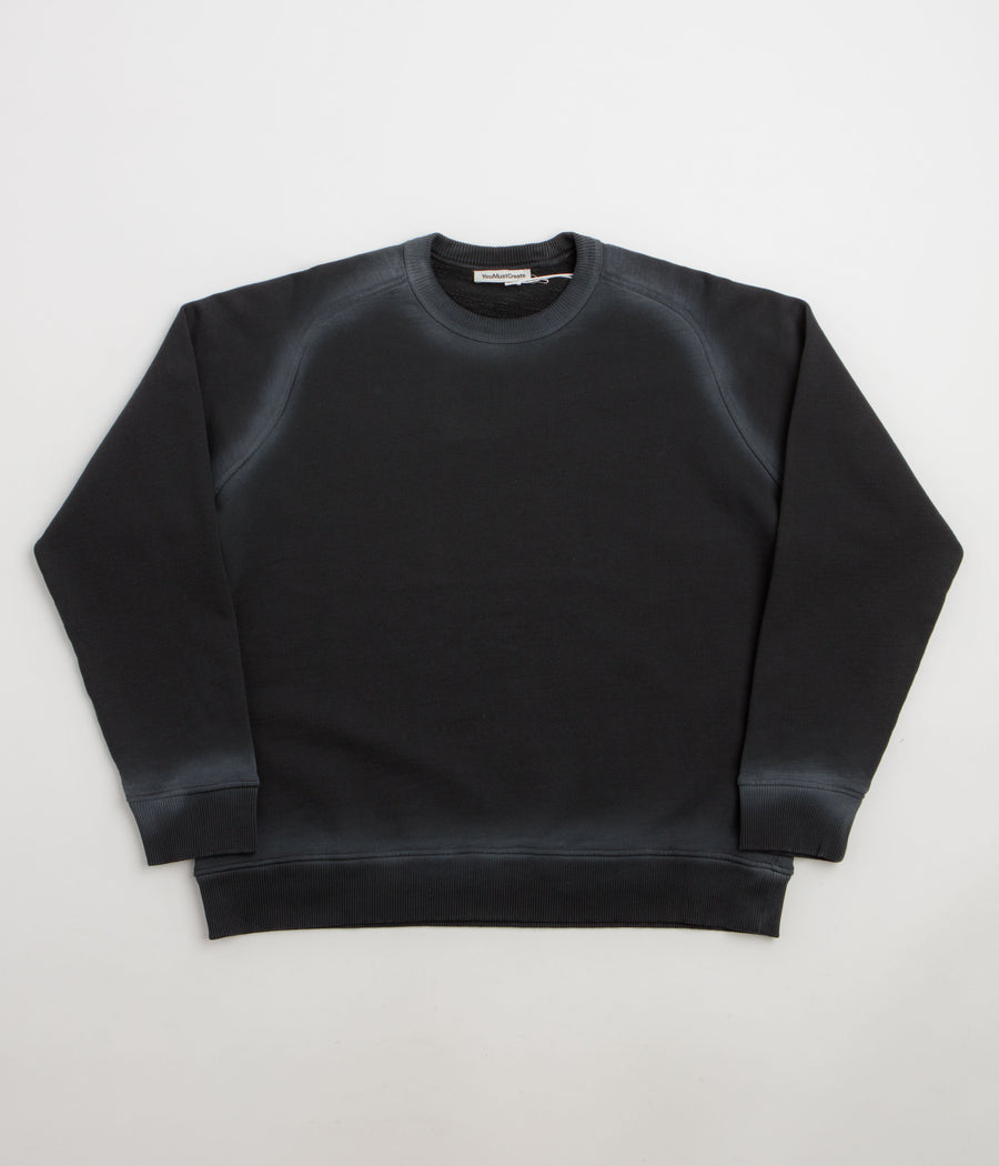 YMC Almost Grown Crewneck Sweatshirt in Black