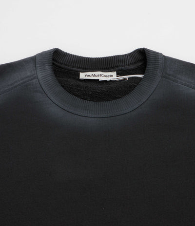 YMC Almost Grown Crewneck Sweatshirt in Black