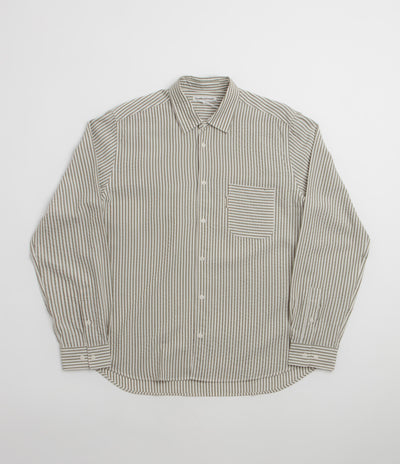YMC Curtis Shirt - Green / White