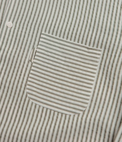 YMC Curtis Shirt - Green / White