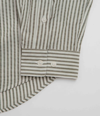 YMC Curtis Shirt - Green / White