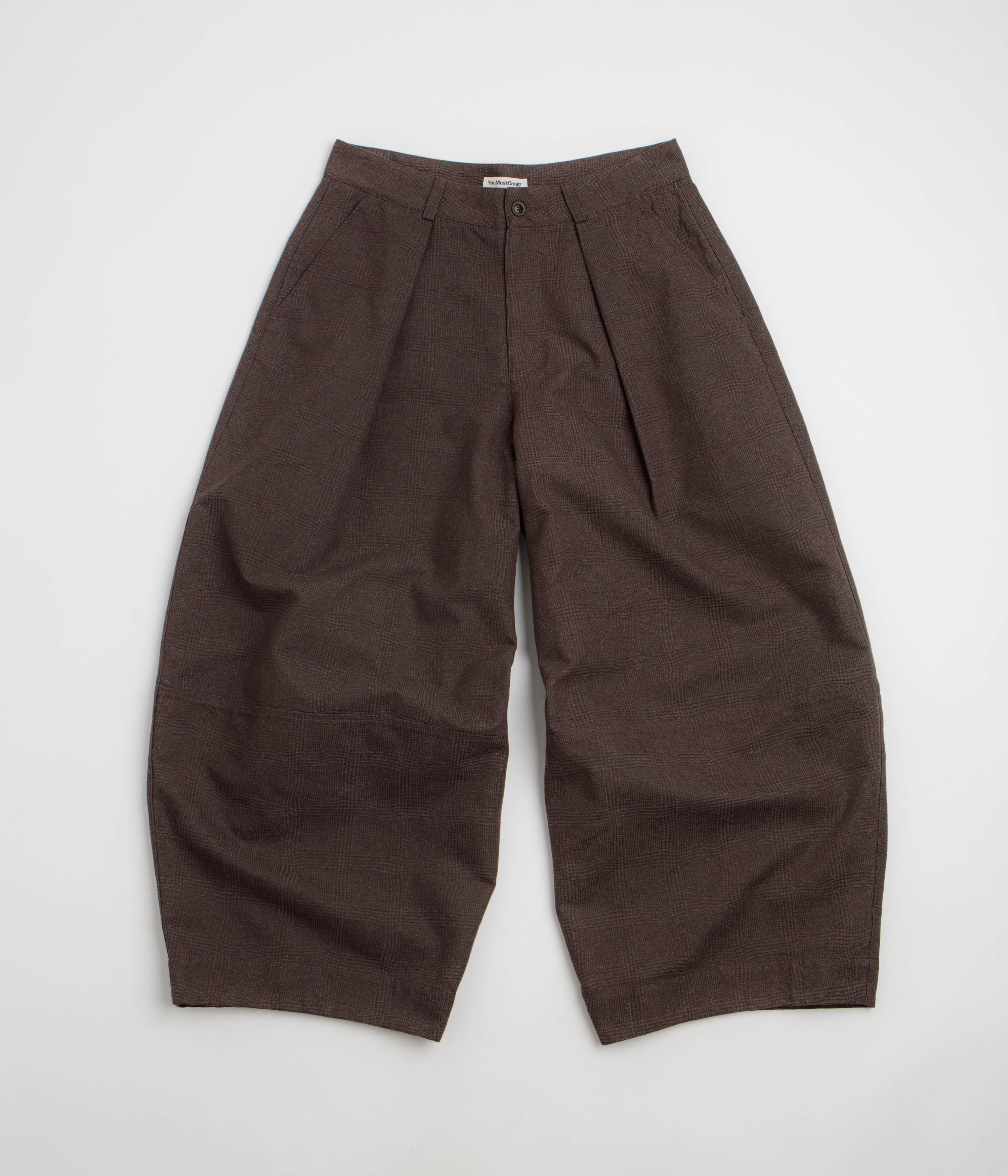 YMC Deadbeat Trousers in Brown