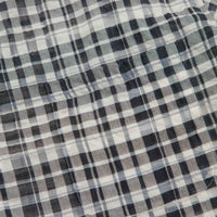 YMC Malick Short Sleeve Shirt - Charcoal / Off White thumbnail