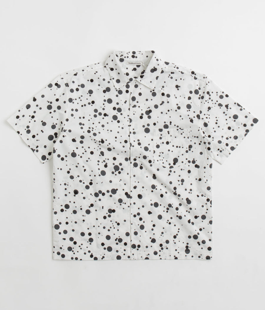 YMC Sidri Shirt in White and Black