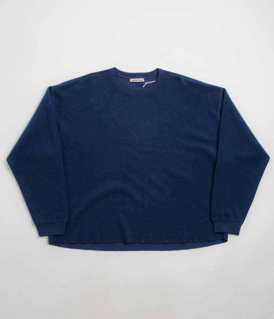 YMC Studio Crewneck Sweatshirt in Blue