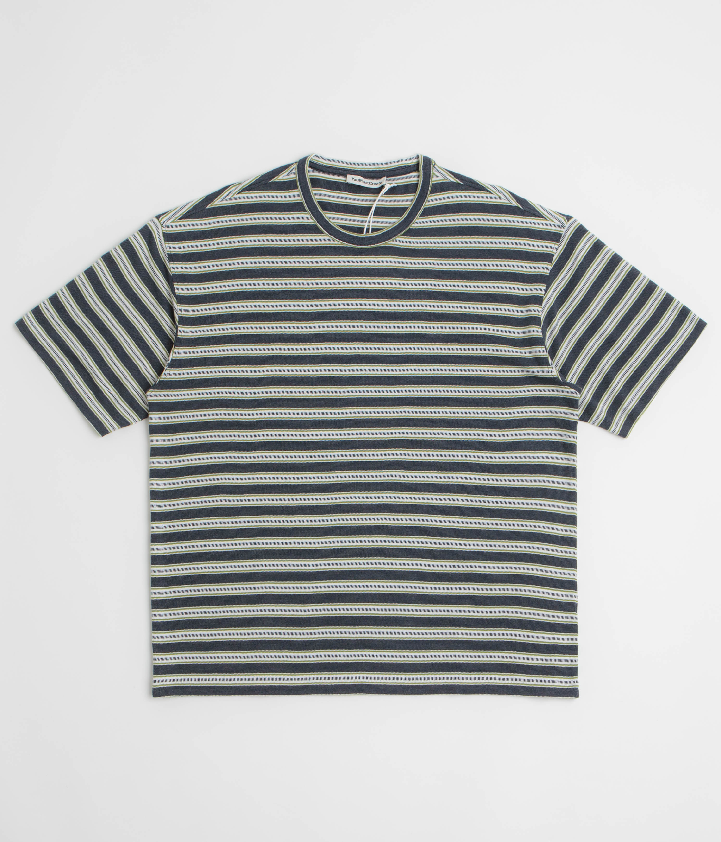 YMC Triple T Shirt in Black and White / Multi