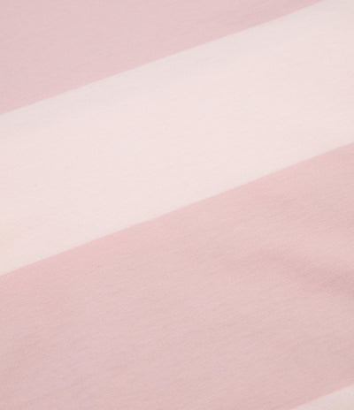 YMC Triple Wide Stripe T-Shirt in Pink and Multi