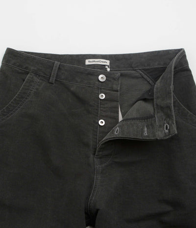 YMC Twisted Seam Jeans in Charcoal
