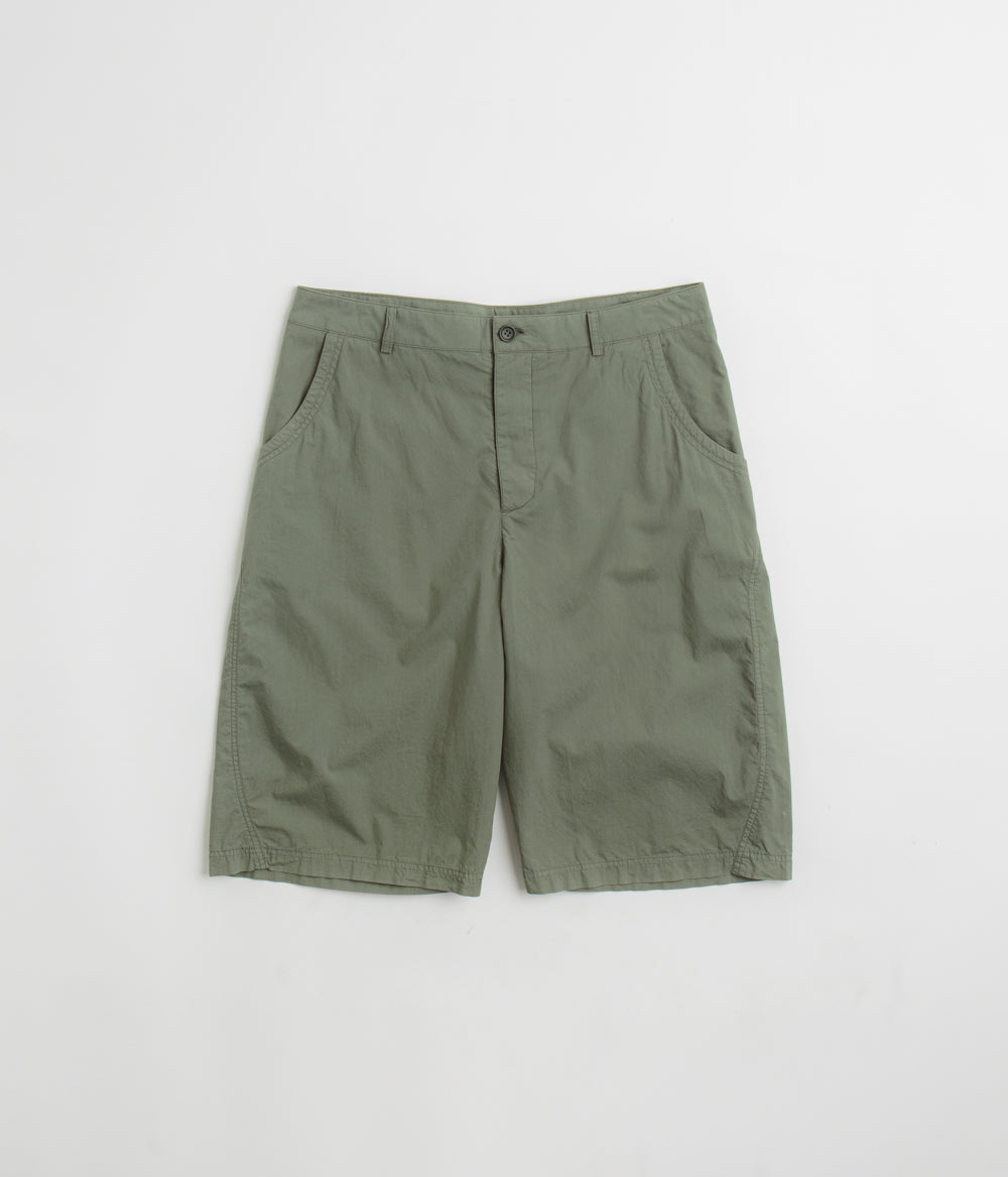 YMC Twisted Seam Shorts in Sage Green