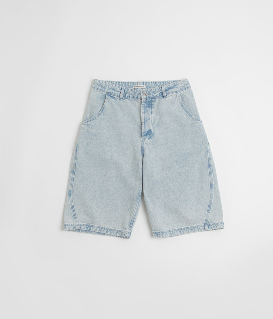 YMC Twisted Shorts in Indigo