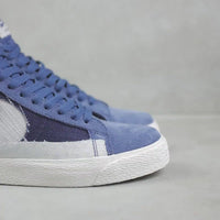 Nike SB Blazer Mid Premium Shoes - Mystic Navy / Sail - Sail - Gum Light Brown thumbnail