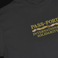 Pass Port Intersolid T-Shirt - Tar thumbnail