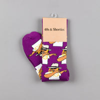 40s & Shorties Dab Socks - Purple thumbnail