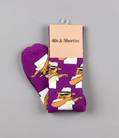 40s & Shorties Dab Socks - Purple