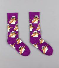 40s & Shorties Dab Socks - Purple