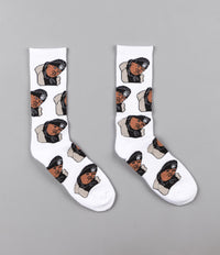 40s & Shorties Legend Socks - White
