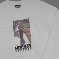 Hockey Neighbor Long Sleeve T-Shirt - White thumbnail