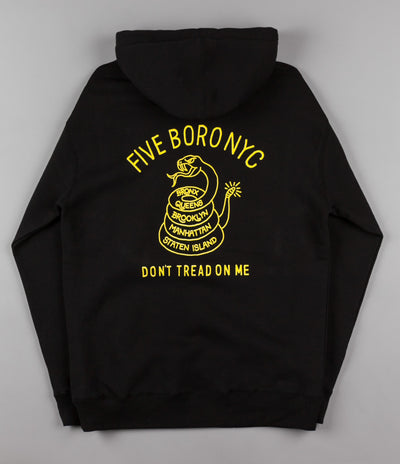 5Boro Don't Tread Hooded Sweatshirt - Black