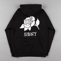 5Boro Rose Hooded Sweatshirt - Black thumbnail