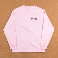 5Boro Skull & Heel Long Sleeve T-Shirt - Pink thumbnail