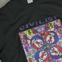 Civilist LSD Worldpeace T-Shirt - Black thumbnail