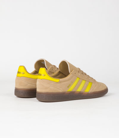Adidas Busenitz Vintage Shoes - Golden Beige / Impact Yellow / Gum5