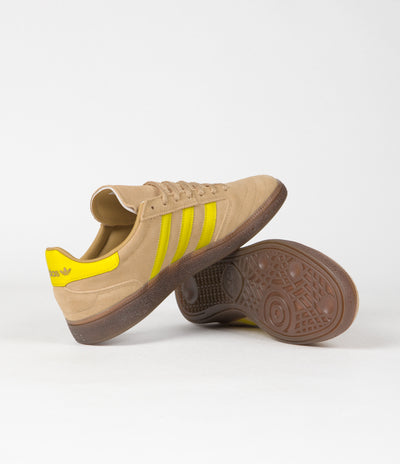 Adidas Busenitz Vintage Shoes - Golden Beige / Impact Yellow / Gum5