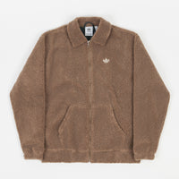 Adidas Fleece Track Jacket - Cardboard / Mineral Green / Alumina thumbnail