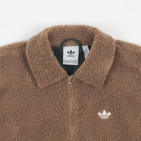 Adidas Fleece Track Jacket - Cardboard / Mineral Green / Alumina thumbnail