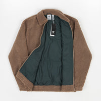Adidas Fleece Track Jacket - Cardboard / Mineral Green / Alumina thumbnail