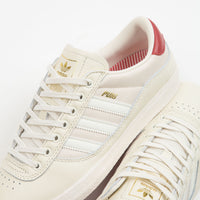Adidas Puig Indoor Shoes - Cream White / Cream White / Scarlet thumbnail