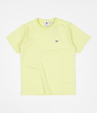 Adidas Shmoo Logo T-Shirt - Yellow Tint / Purple