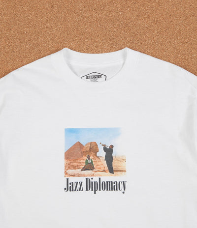 Butter Goods Jazz Diplomacy T-Shirt - White