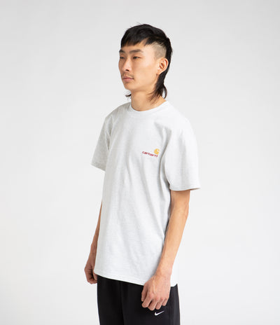 Carhartt American Script T-Shirt - Ash Heather