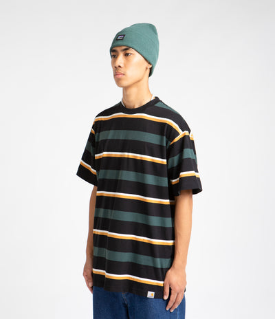 Carhartt Bowman T-Shirt - Bowman Stripe / Juniper