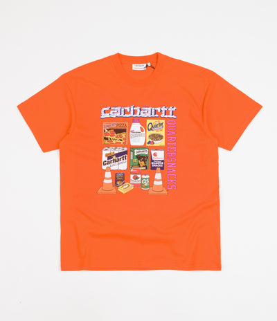 Carhartt x Quartersnacks Graphic T-Shirt - Safety Orange