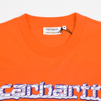 Carhartt x Quartersnacks Graphic T-Shirt - Safety Orange thumbnail