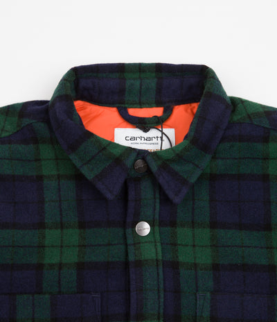 Carhartt x Quartersnacks Shirt Jacket - Quartersnacks Check / Green