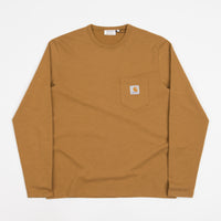 Carhartt x Quartersnacks Slub Yarn Pocket T-Shirt - Hamilton Brown Heather thumbnail