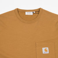Carhartt x Quartersnacks Slub Yarn Pocket T-Shirt - Hamilton Brown Heather thumbnail