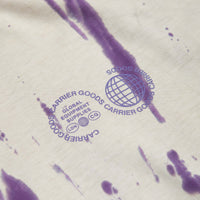 Carrier Goods Tie Dye Tech Long Sleeve T-Shirt - Purple thumbnail