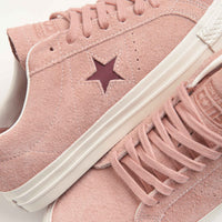 Converse One Star Pro Vintage Suede Ox Shoes - Canyon Dusk / Cherry Vision thumbnail