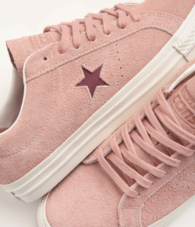 Converse One Star Pro Vintage Suede Ox Shoes - Canyon Dusk / Cherry Vision