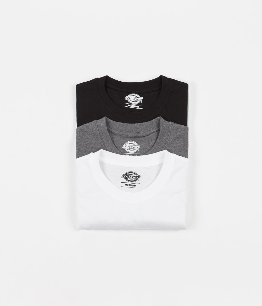 Dickies T-Shirt Pack Of Three - Assorted Colours | Flatspot