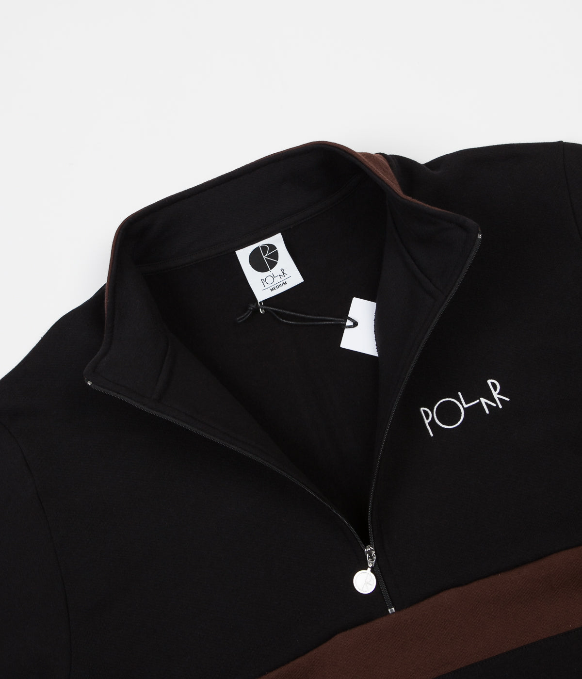 Polar block zip sweatshirt discount